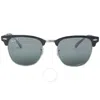 RAY BAN RAY BAN CLUBMASTER METAL CHROMANCE POLARIZED SILVER/BLUE SQUARE UNISEX SUNGLASSES RB3716 9254G6 51