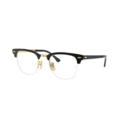 Ray Ban Clubmaster Metal Demo Square Unisex Eyeglasses Rx3716vm 2890 50 In Multi