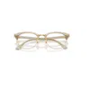 Ray Ban Clubmaster Optics Change Eyeglasses Photo Waves Grey Frame Clear Lenses Polarized 51-21