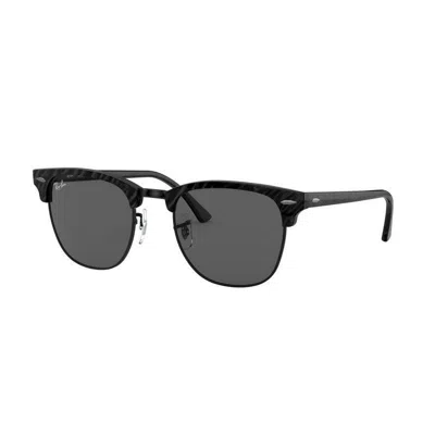 Ray Ban Clubmaster Rb3016 1305b1 Sunglasses In Black