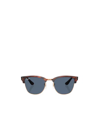 Ray Ban Clubmaster Reverse Sunglasses In Blue