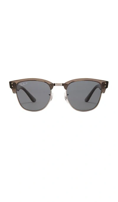 Ray Ban Clubmaster Reverse Sunglasses In Black