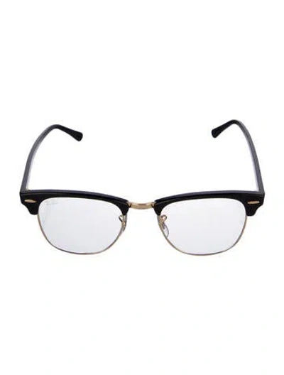 Pre-owned Ray Ban Clubmaster Square Eyeglasses In Black