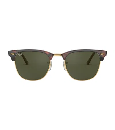 RAY BAN CLUBMASTER TORTOISESHELL SUNGLASSES