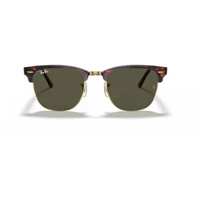 Ray Ban Clubmaster Way - Polished Tortoise/gold Green