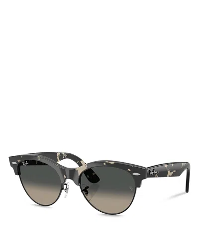 Ray Ban Ray-ban Clubmaster Way Round Sunglasses, 54mm In Gray Gradient