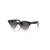 Ray Ban Clubmaster Way Sonnenbrillen Schwarz Fassung Grau Glas Polarisiert 54-19 In Schwarz