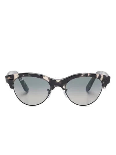 Ray Ban Ray-ban Womens Yellow Rb2201 Laramie Irregular-frame Tortoiseshell Acetate Sunglasses