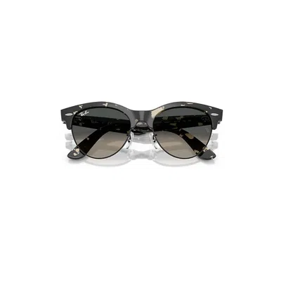 Ray Ban Clubmaster Way Sunglasses Grey Havana Frame Grey Lenses 51-19