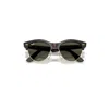 Ray Ban Clubmaster Way Sunglasses Red Havana Frame Green Lenses 51-19 In Red Havana