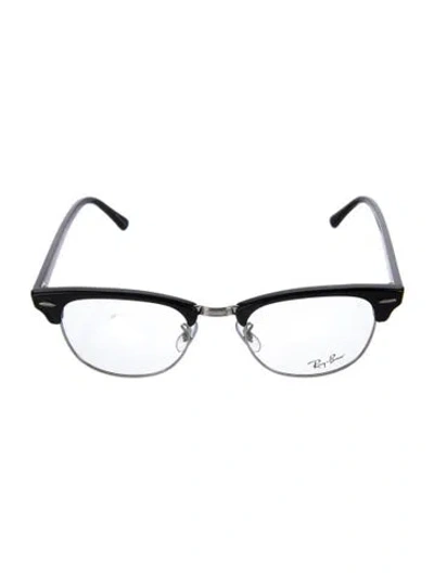 Pre-owned Ray Ban Clubmaster Wayfarer Eyeglasses In Black