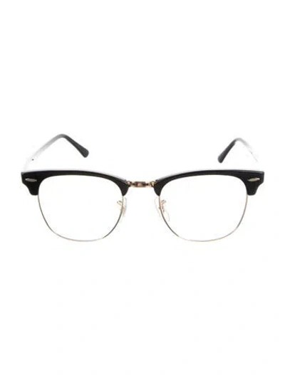 Pre-owned Ray Ban Clubmaster Wayfarer Eyeglasses In Black