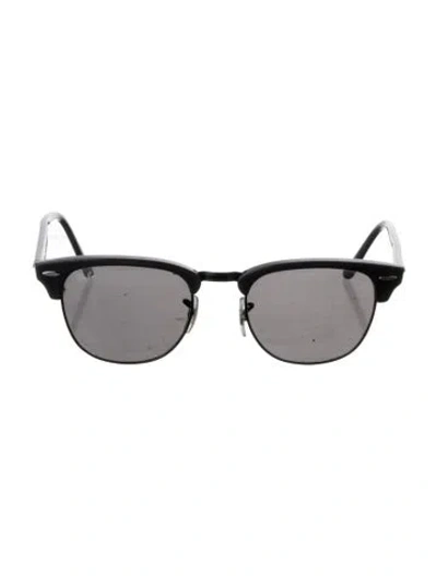 Pre-owned Ray Ban Clubmaster Wayfarer Sunglasses In Gray
