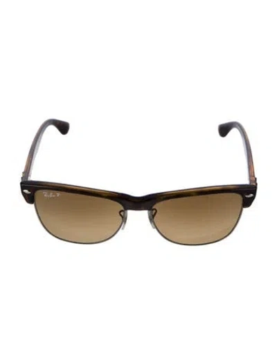 Pre-owned Ray Ban Clubmaster Wayfarer Sunglasses In Neutral
