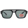 Ray Ban Corrigan Bio Based Dark Green Navigator Unisex Sunglasses Rb4397 667771 54 In Black