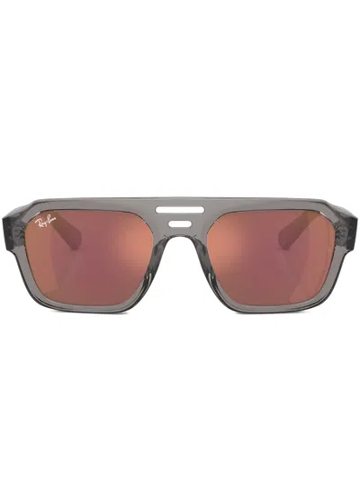 RAY BAN CORRIGAN GEOMETRIC-FRAME SUNGLASSES