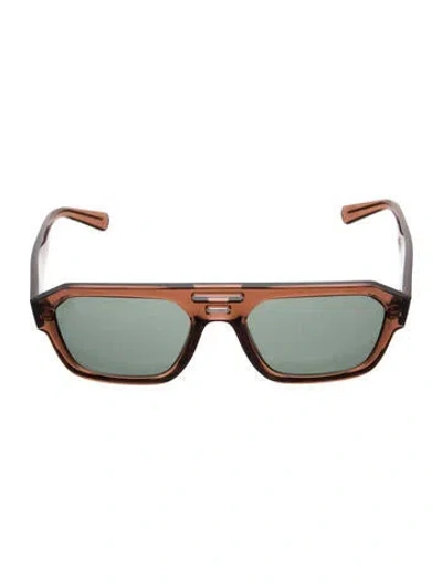Pre-owned Ray Ban Corrigan Bio Based Wayfarer Sunglasses In Brown