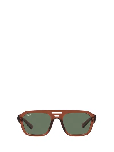 RAY BAN RAY-BAN CORRIGAN IRREGULAR FRAME SUNGLASSES
