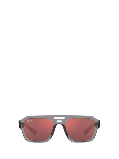 RAY BAN RAY-BAN CORRIGAN IRREGULAR FRAME SUNGLASSES