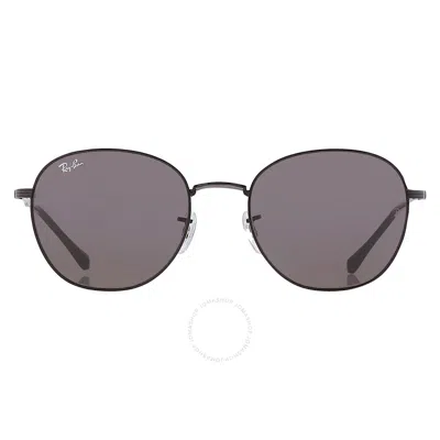 Ray Ban Dark Grey Phantos Unisex Sunglasses Rb3809 002/b1 55 In Gray