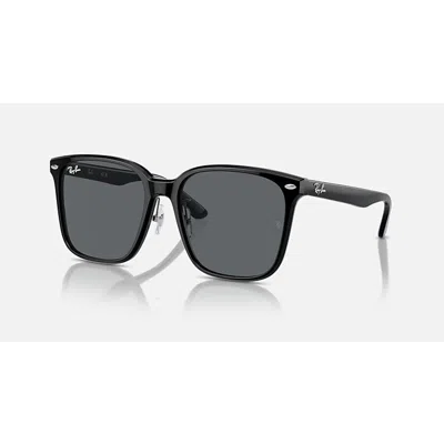 RAY BAN RAY BAN DARK GREY SQUARE UNISEX SUNGLASSES RB2206D 901/87 57