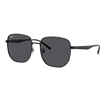 RAY BAN RAY BAN DARK GREY SQUARE UNISEX SUNGLASSES RB3713D 002/87 57