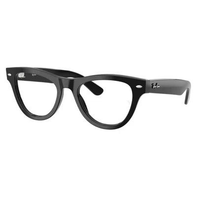 Ray Ban Demo Cat Eye Ladies Eyeglasses Rx5510 2000 50 In Black
