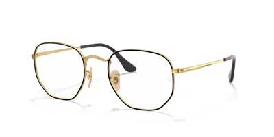 Ray Ban Demo Geometric Unisex Eyeglasses Rx6448 2991 48 In Black