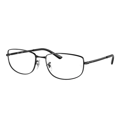 Ray Ban Demo Irregular Unisex Eyeglasses Rx3732v 2509 56 In Black