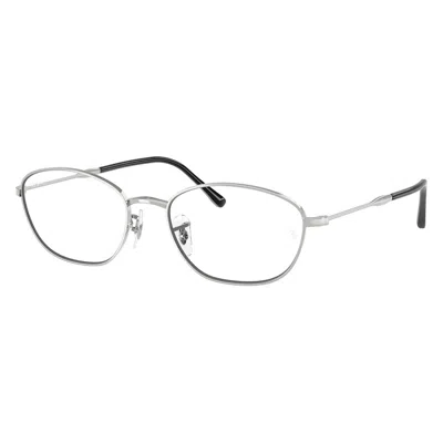 Ray Ban Demo Oval Unisex Eyeglasses Rx3749v 2501 53 In Gray