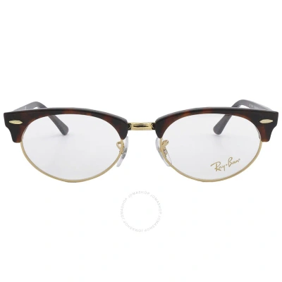 Ray Ban Demo Oval Unisex Eyeglasses Rx3946v 8058 50 In N/a