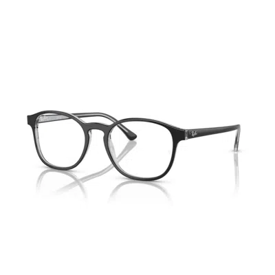 Ray Ban Demo Phantos Unisex Eyeglasses Rx5417 8367 52 In Black