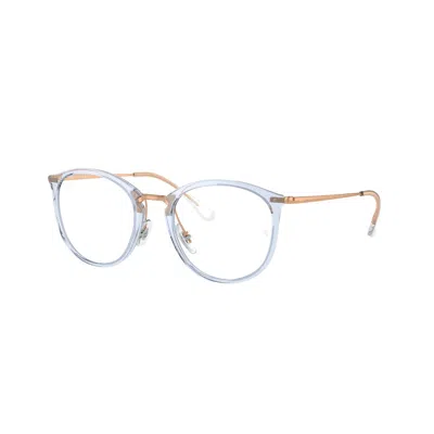 Ray Ban Demo Phantos Unisex Eyeglasses Rx7140 8336 49 In Blue
