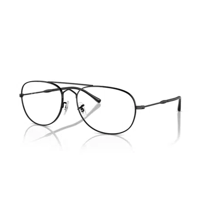 Ray Ban Demo Pilot Unisex Eyeglasses Rx3735v 2509 57 In Metallic