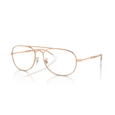 Ray Ban Demo Pilot Unisex Eyeglasses Rx3735v 3094 55 In Metallic