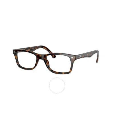 Ray Ban Demo Rectangular Ladies Eyeglasses Rx5228 2012 55 In Brown