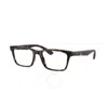 Ray Ban Demo Rectangular Men's Eyeglasses Rx7025 8282 57