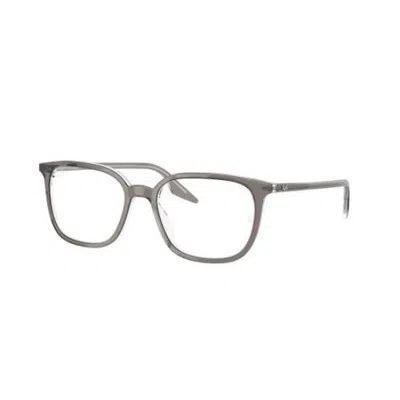 Ray Ban Demo Rectangular Unisex Eyeglasses 0rx5406 8111 52 In Gray