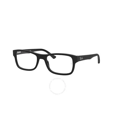 Ray Ban Demo Rectangular Unisex Eyeglasses Rx5268 5119 50 In Black