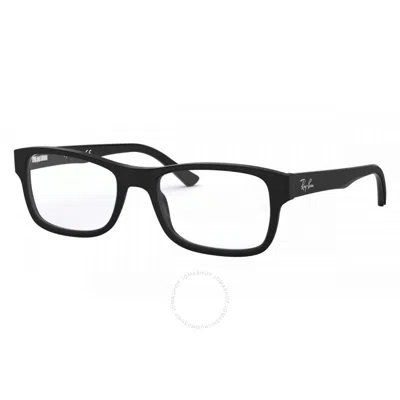Ray Ban Demo Rectangular Unisex Eyeglasses Rx5268 5119 52 In Black