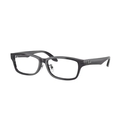 Ray Ban Demo Rectangular Unisex Eyeglasses Rx5408d 5920 57 In Black
