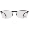 Ray Ban Demo Rectangular Unisex Eyeglasses Rx6335 2503 56