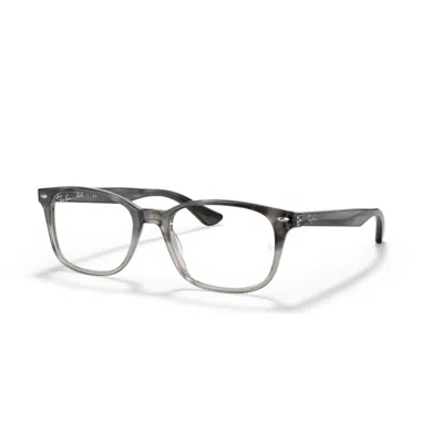 Ray Ban Demo Square Unisex Eyeglasses Rx5375 8106 51 In Black