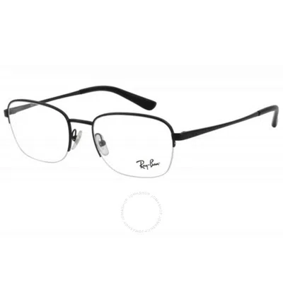 Ray Ban Demo Square Unisex Eyeglasses Rx6463i 2509 53 In Gray