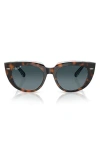 Ray Ban Ray-ban Doreen 52mm Gradient Polarized Cat Eye Sunglasses In Multi