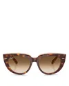 Ray Ban Rb2286 Doreen Cat-eye Sunglasses In Havana Transparent