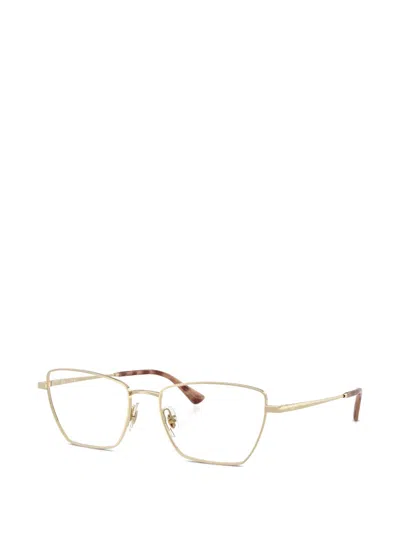 Ray Ban Drea Geometric Frame Glasses In Gold
