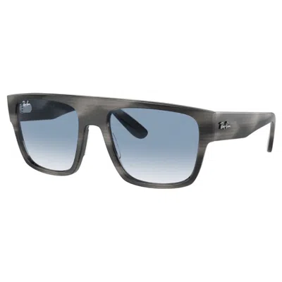 Ray Ban Drifter Blue Clear Gradient Square Unisex Sunglasses Rb0360s 14043f 57 In Multi