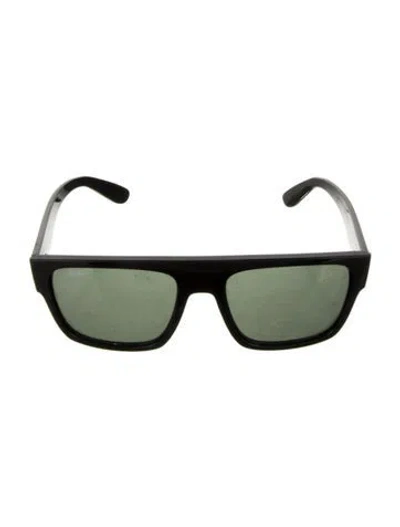 Pre-owned Ray Ban Drifter Square Sunglasses In Black