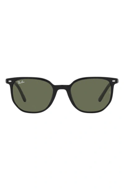 Ray Ban Elliot 50mm Square Sunglasses In Black